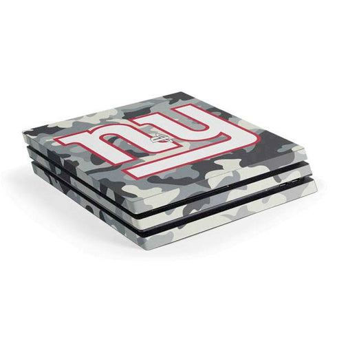 NFL New York Giants Camo PS4 Pro Console Skin